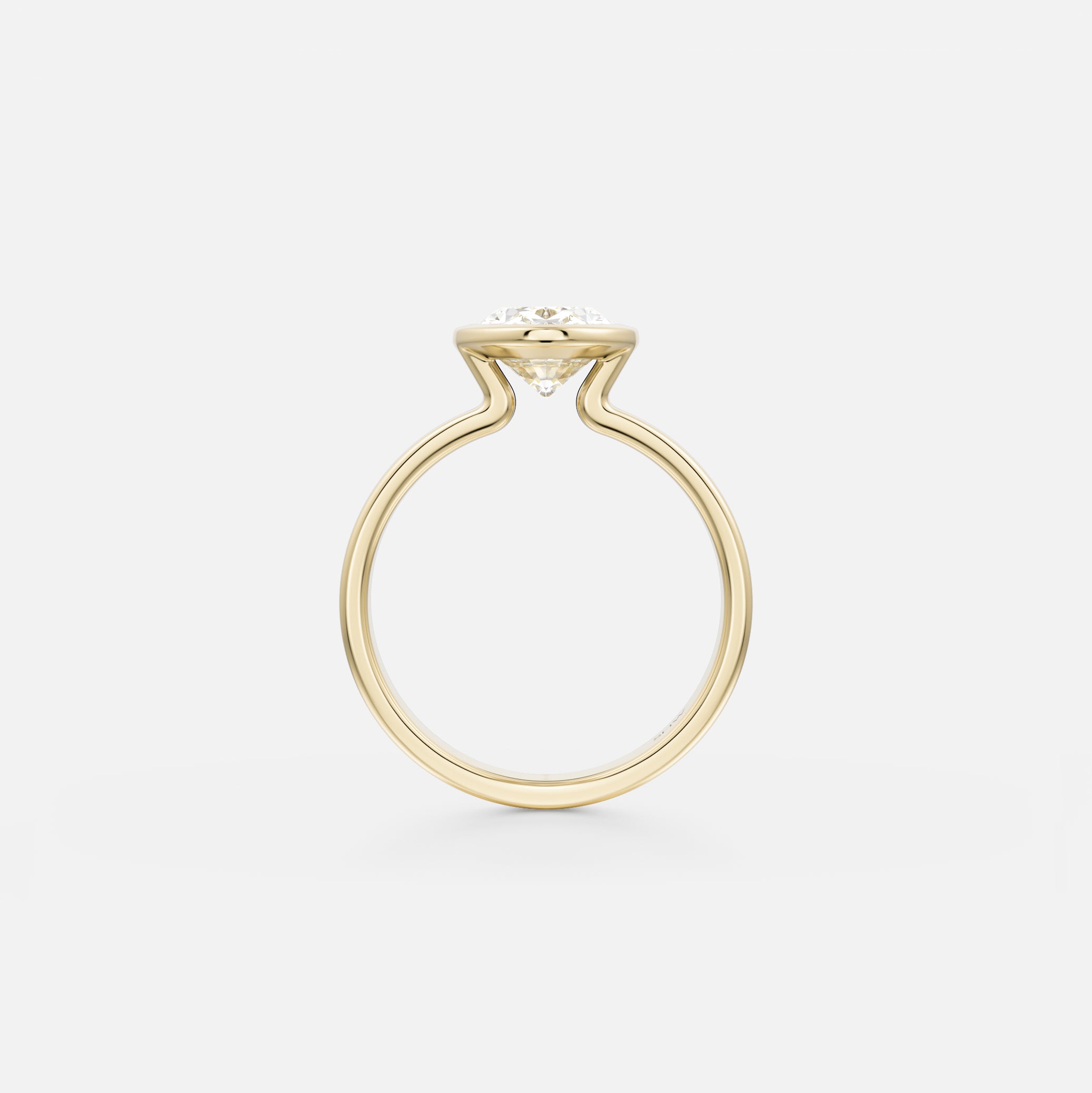 Minimalist Engagement Rings with Oval Australian sapphire white diamond in 14 karat 18 karat gold by SHW nearby Uptown Downtown NYC NJ