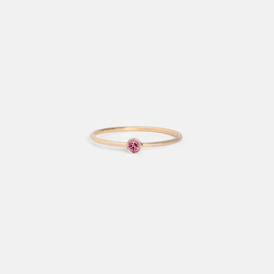 Large Kaya Ring with Pink Tourmaline