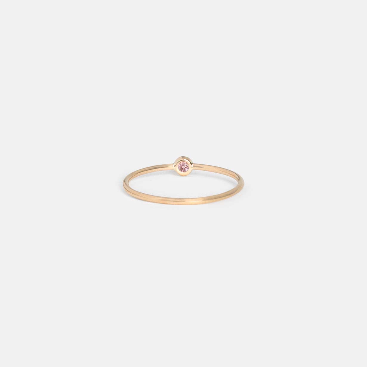Large Kaya Ring with Pink Tourmaline