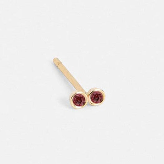 Etti Studs with Rubies