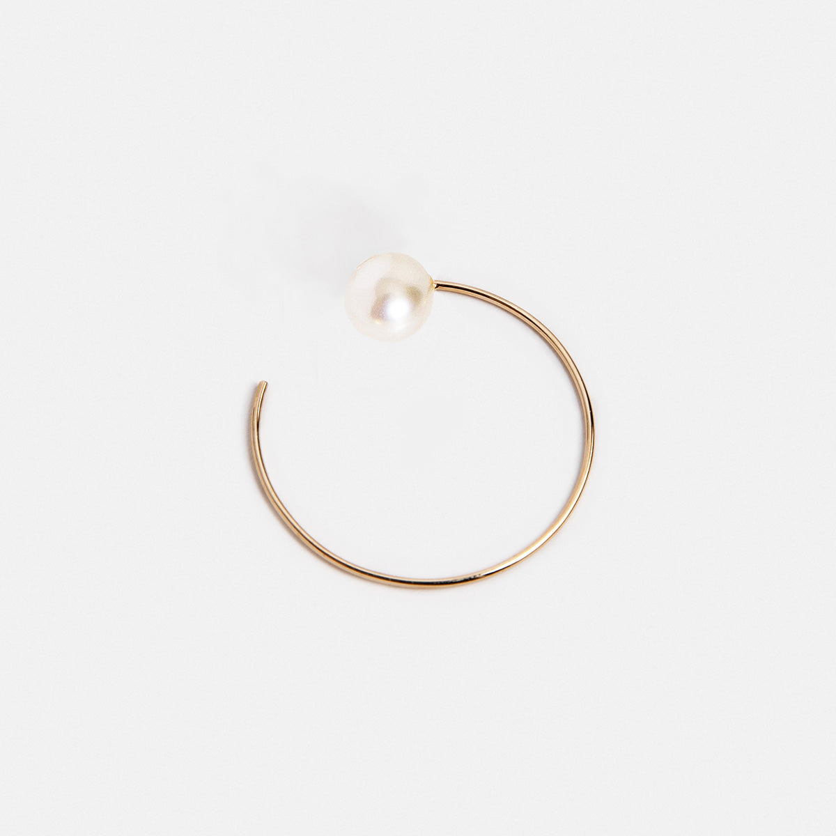 Saga Large Earrings with Pearls