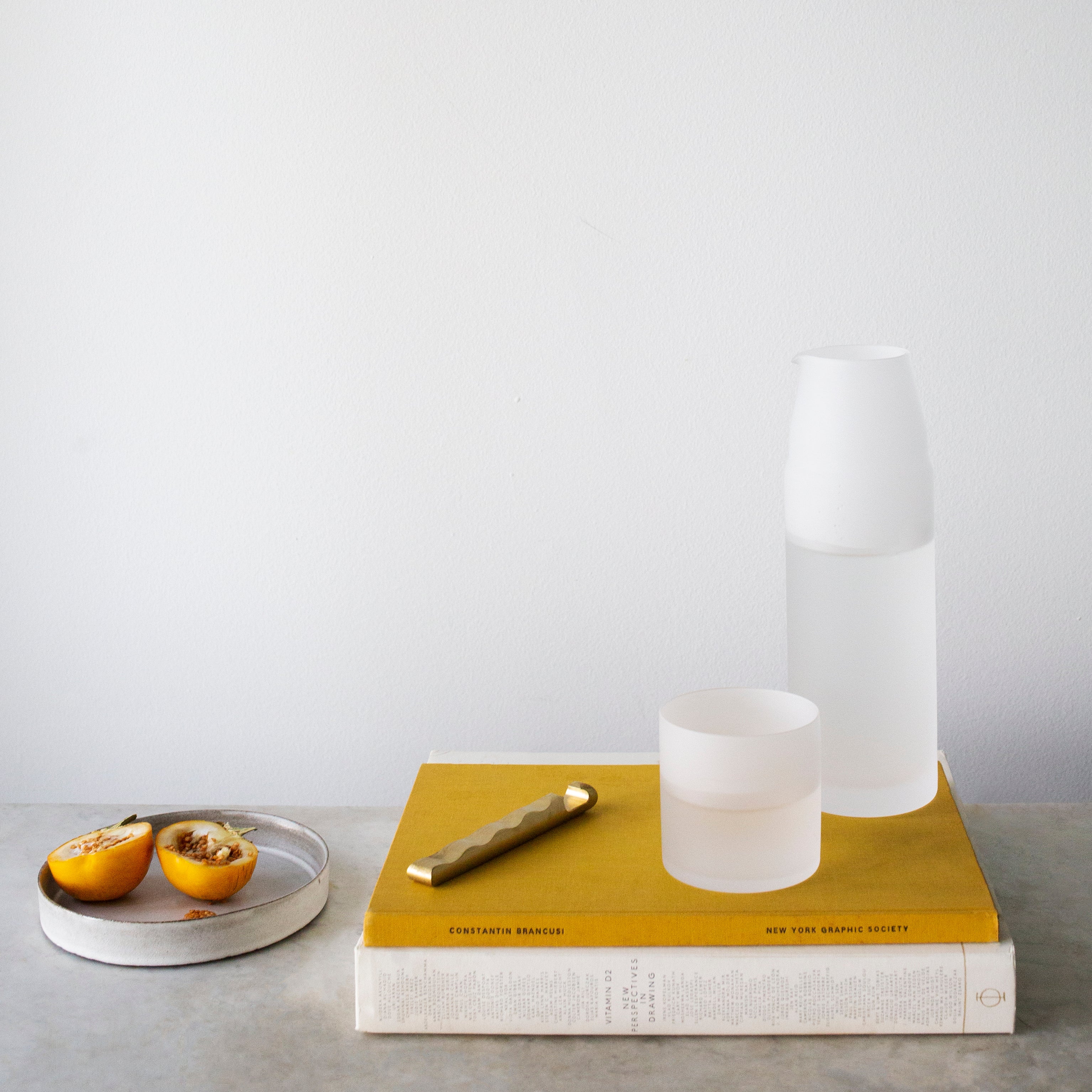 Large Night Carafe Frosted
