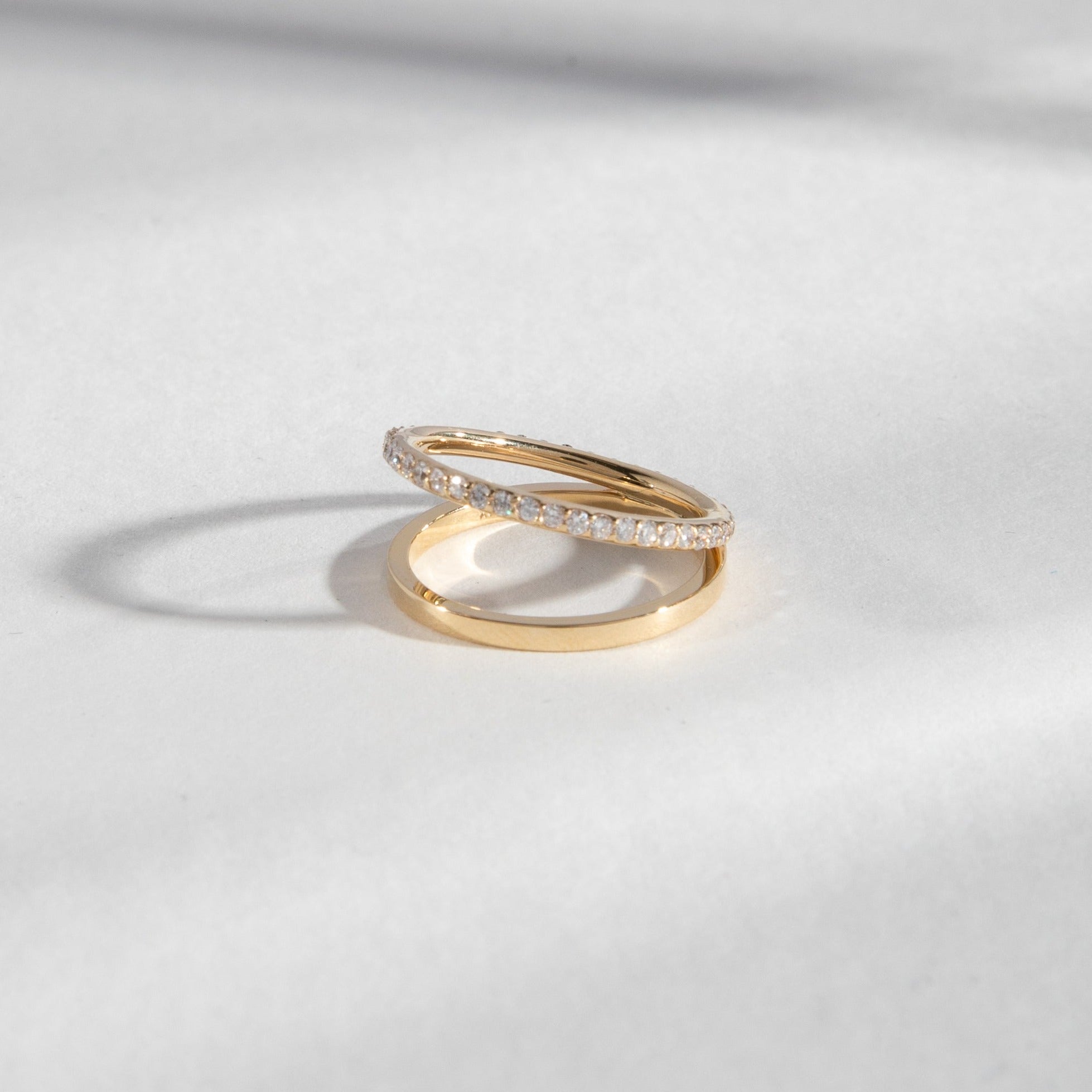 Codu Designer Ring in 14k Gold set with lab-grown diamonds By SHW Fine Jewelry NYC