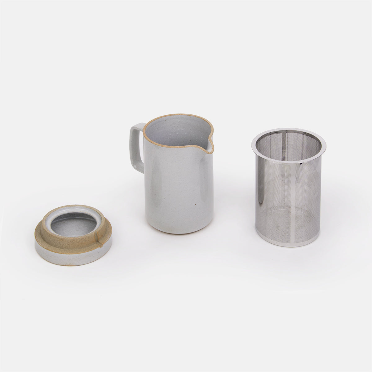 Tall Grey Teapot