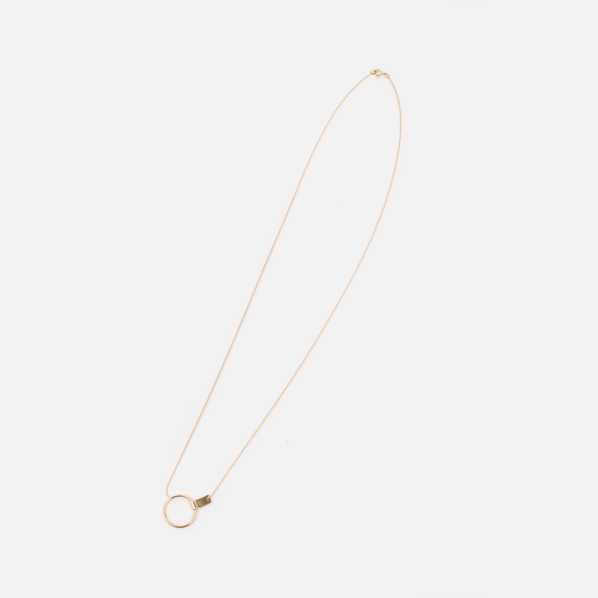 Vasara Unconventional Necklace in 14k Gold By SHW Fine Jewelry NYC