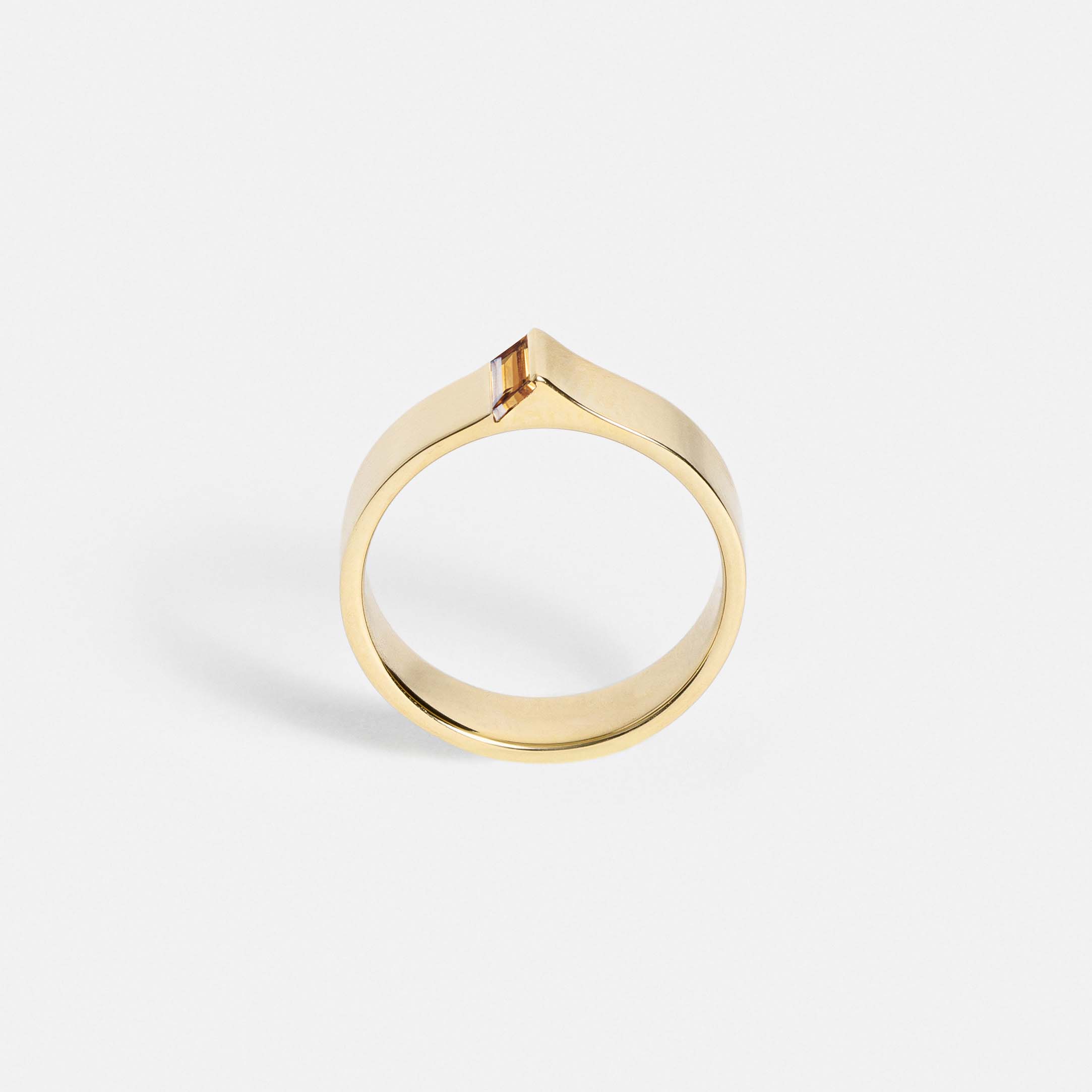 5mm Braga Ring with Citrine