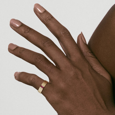 Cool Minimal Wedding Band with a Unique Design in solid 14k yellow white or rose gold by SHW best fine jewelry stores in  downtown NYC nearby