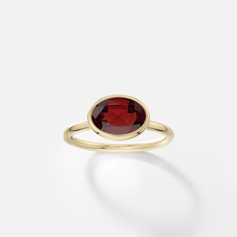 Dana Ring with Garnet