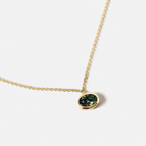 Dana Necklace with Green Tourmaline