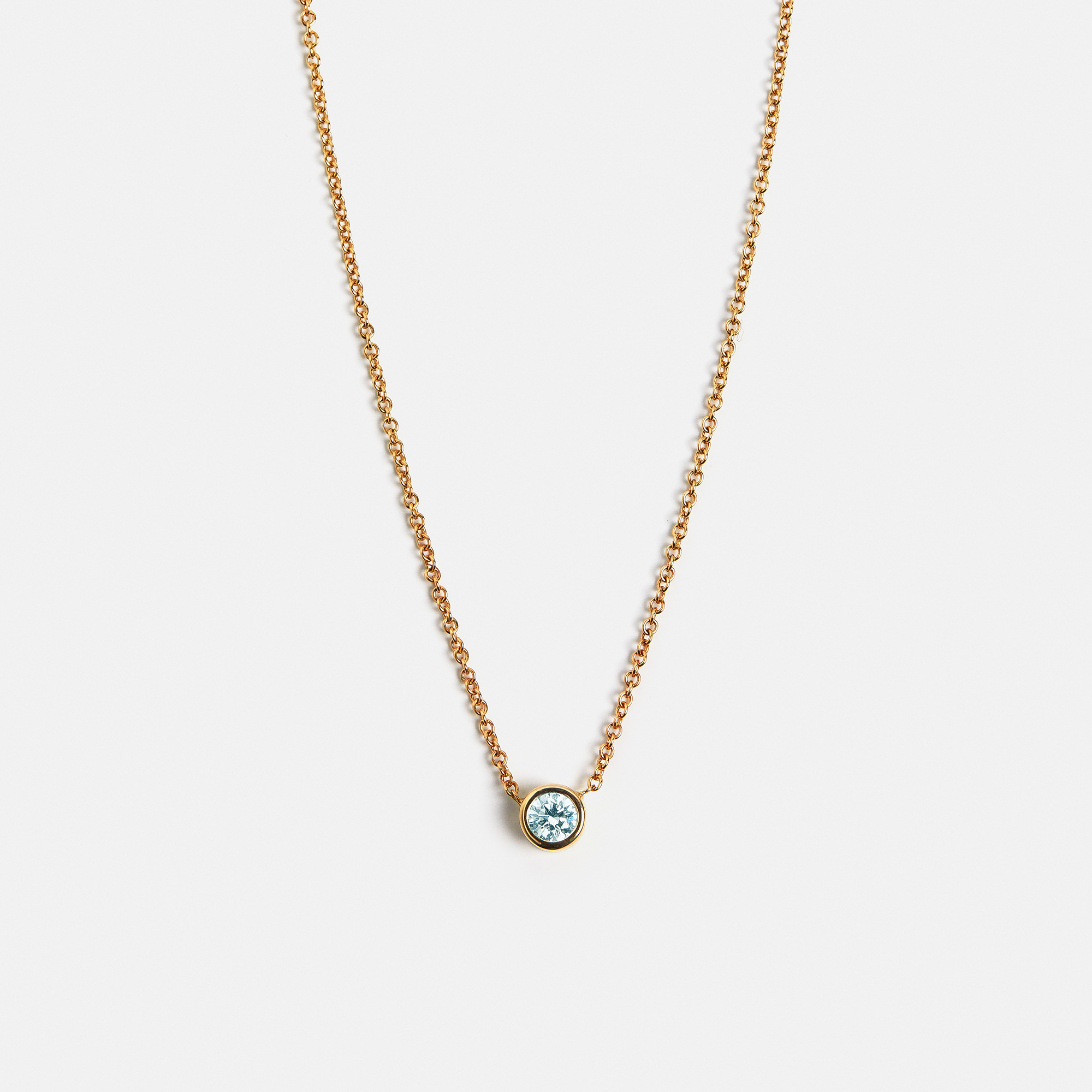 Ginta Necklace with Aquamarine