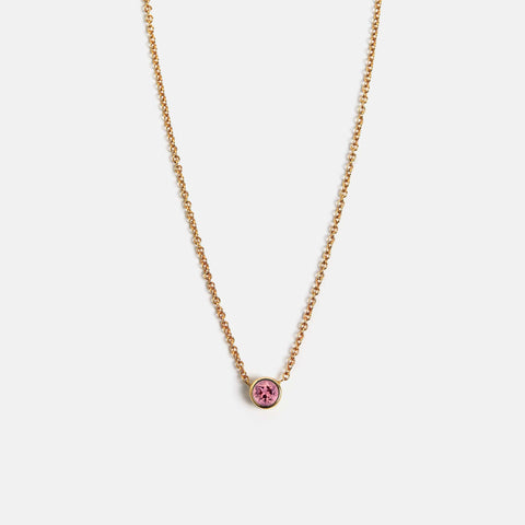 Ginta Necklace with Pink Tourmaline