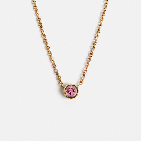 Ginta Necklace with Pink Tourmaline