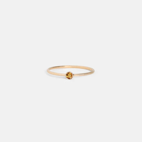 Large Kaya Ring with Citrine