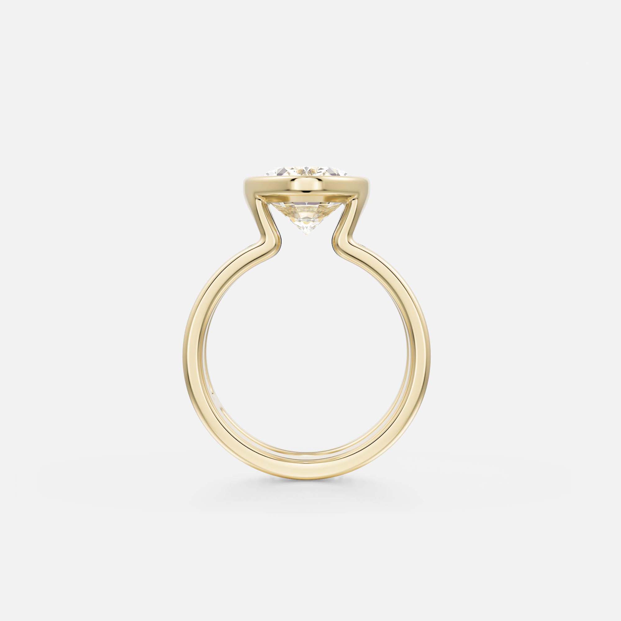 Modern north south oval cut ring double band diamonds sapphire ruby 14k 18k gold platinum SHW Jewelry NYC