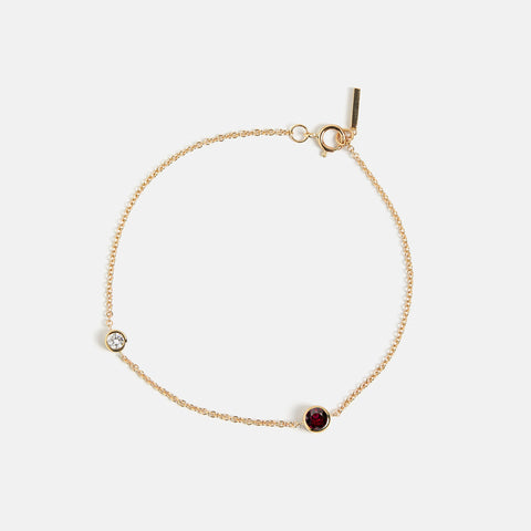 Sena Bracelet with Garnet
