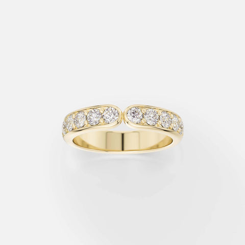 Ruta Ring with Diamonds
