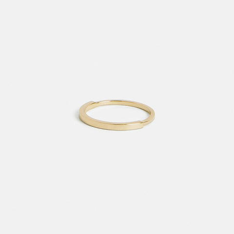Ari Simple Ring in 14k Gold By SHW Fine Jewelry NYC