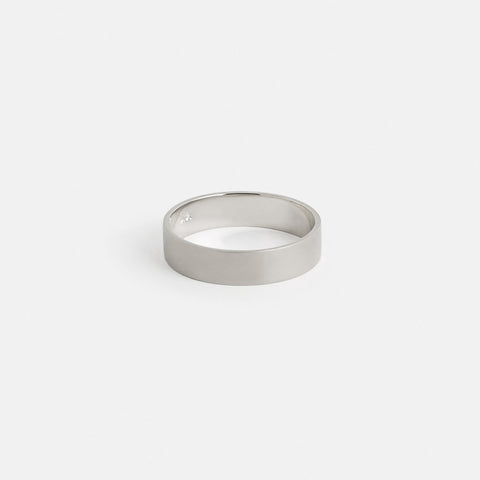 Wider Designer Wedding Ring with matte finish in solid 14 karat yellow, white, rose gold by SHW famous fine jewelry store in Downtown NYC