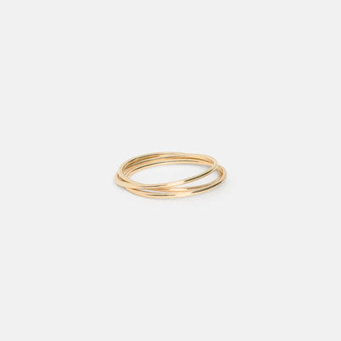 Link Unique Ring in 14k Gold by SHW Fine Jewelry