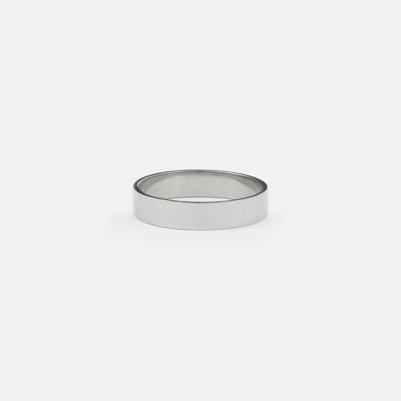 Reno Stacking Ring in 14k White Gold By SHW Fine Jewelry New York City