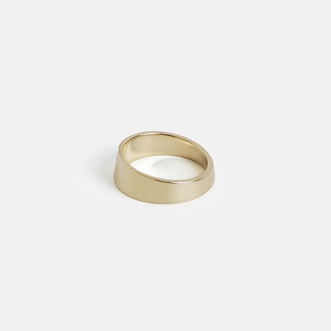 Riva Unisex Ring in 14k Gold By SHW Fine Jewelry New York City