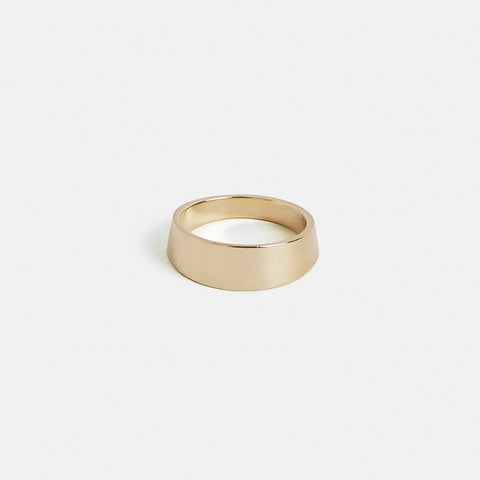 Riva Simple Ring in 14k Gold By SHW Fine Jewelry NYC