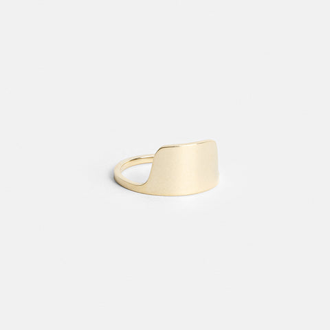 Tyla Alternative Ring in 14k Gold by SHW Fine Jewelry in NYC