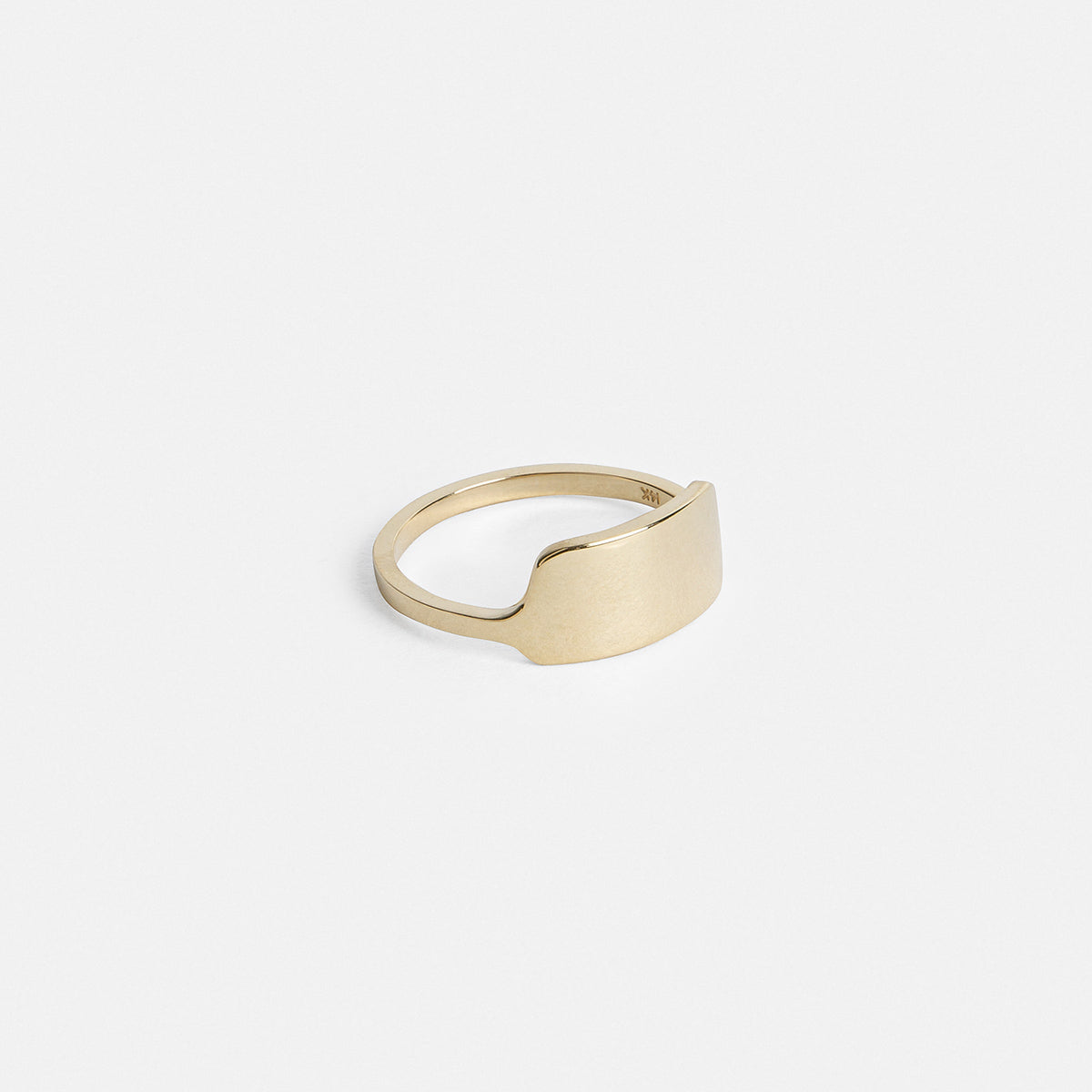 Tylu Unconventional Ring in 14k Gold By SHW Fine Jewelry NYC