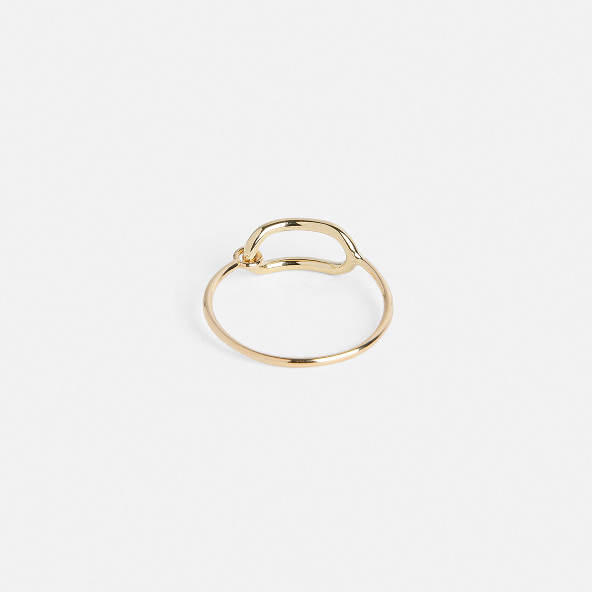 Vel Minimalist Ring in 14k Gold by SHW Fine Jewelry
