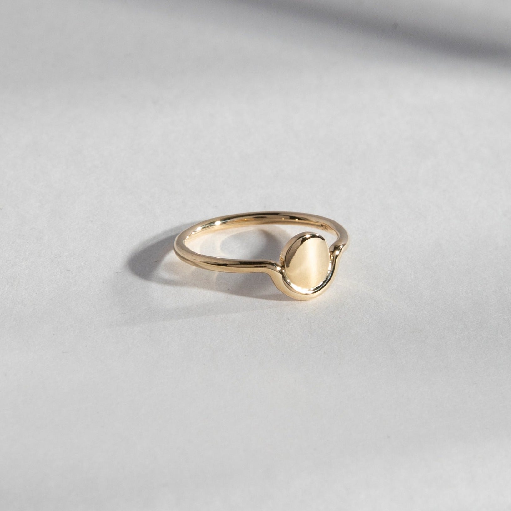 Bodu Plain Ring in 14k Gold By SHW Fine Jewelry NYC