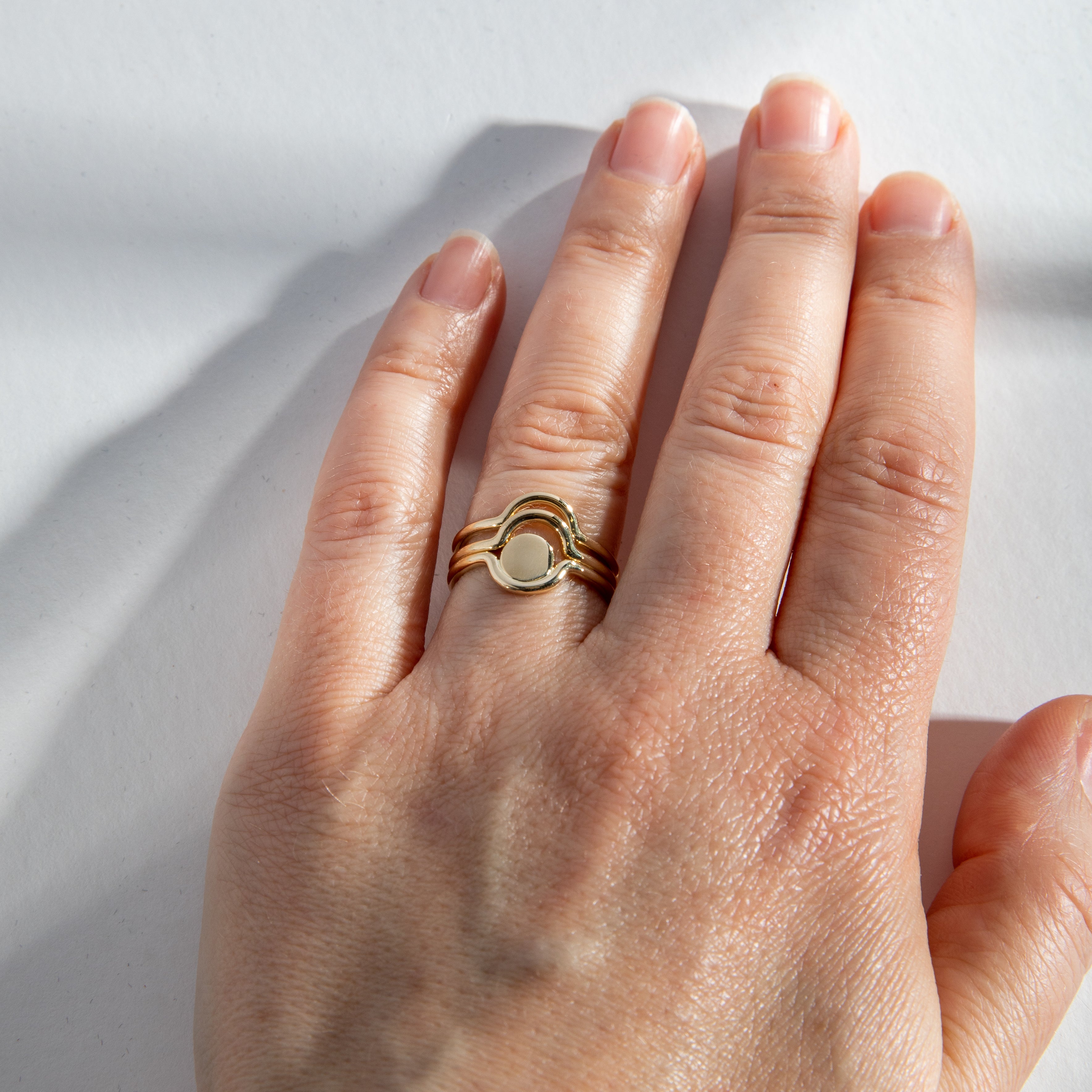 Bodu Handmade Ring in 14k Gold By SHW Fine Jewelry NYC