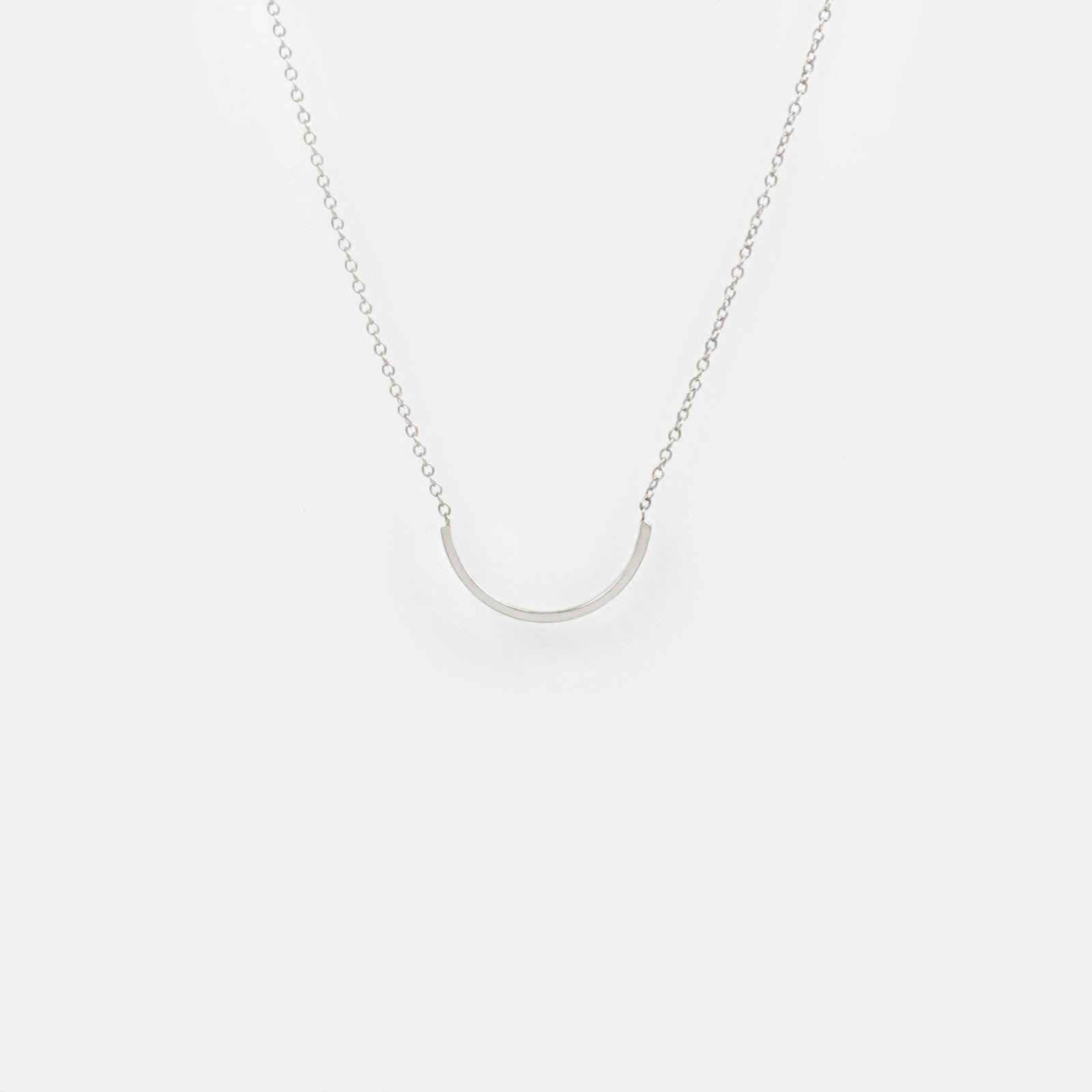 Uva Minimal Necklace in Sterling Silver By SHW Fine Jewelry NYC