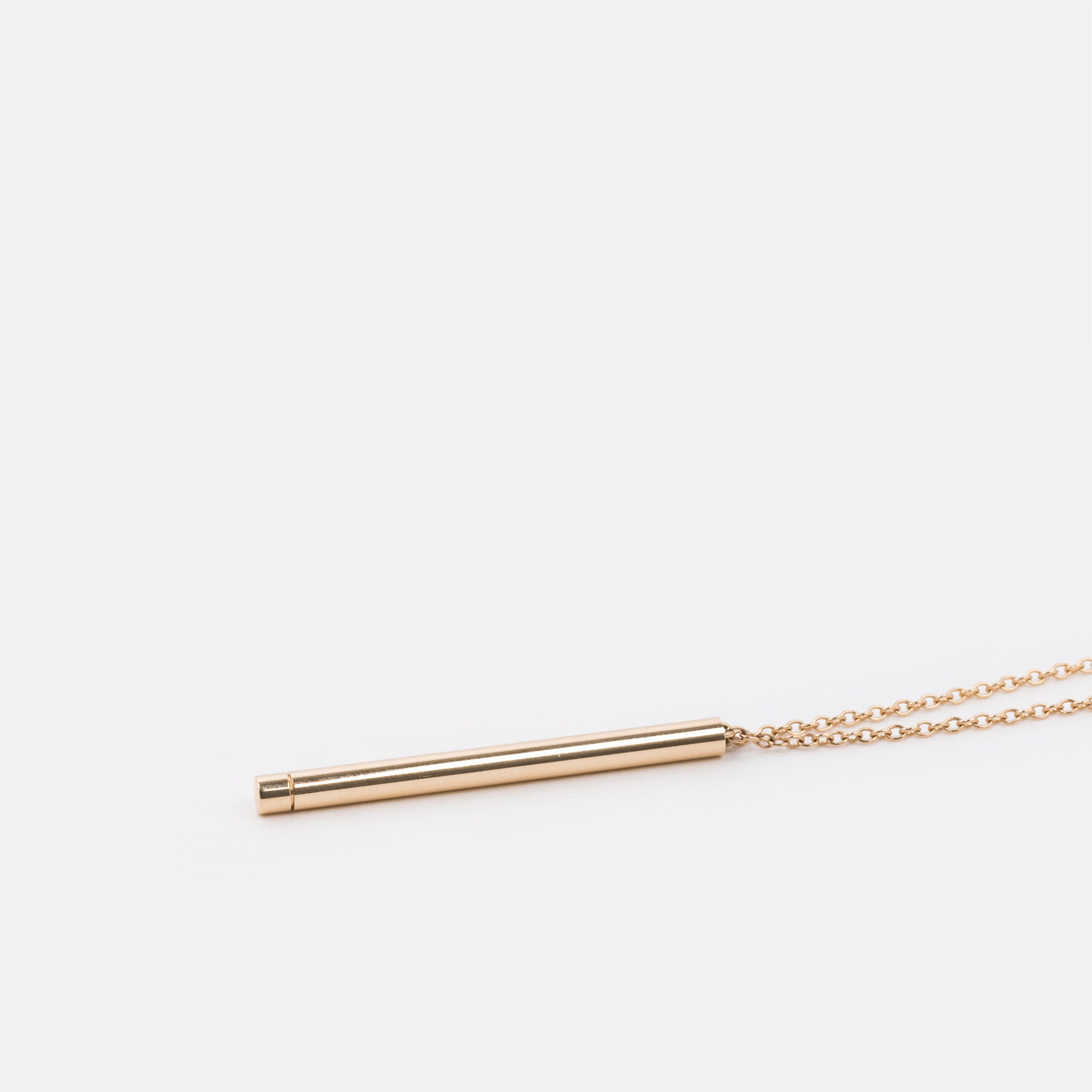 Drasa Unisex Necklace in 14k Rose Gold By SHW Fine Jewelry NYC